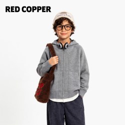 瑞德酷普 redcopper童装  2026新款秋季儿童美式连帽开衫针织毛衣潮  289.6元   到手3件