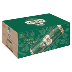 雪花 啤酒 全麦5号 全麦芽高浓度醇香啤酒 330mL 24罐 整箱装