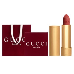 GUCCI 倾色绒雾丝润碎花唇釉口红唇膏礼盒装送朋友