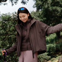 PLUS会员：波司登 叠变系列 女士90鹅绒三合一冲锋衣羽绒服  B250331314