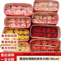 京东鲜花 精选玫瑰花 30枝 40cm