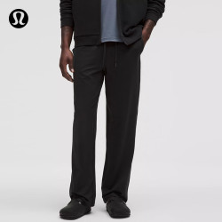 lululemon 丨Soft Jersey 男士经典剪裁针织长裤 *常规款 LM5BGES 黑色 L