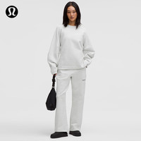 lululemon 丨Loungeful女士经典剪裁高腰运动裤*亚洲版型 LW5IDNA 杂色核心超浅灰 S