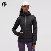 lululemon 丨Down for It All 女士羽绒连帽外套 防风拒水 LW4CA7S 黑色 XXS /2