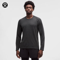 lululemon 丨Metal Vent Tech™ 男士运动长袖 T 恤 LM3FHKS 深煤灰/黑 M