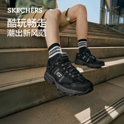 斯凯奇 老爹鞋男鞋秋冬季新款厚底潮流休闲鞋户外软底运动鞋