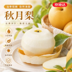 京地达 正宗山东莱阳秋月梨 净重4.5斤 单果300g起 应季水果源头直发包邮
