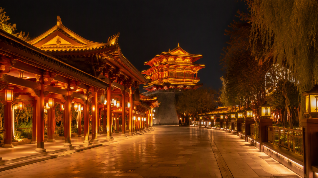 西安大唐不夜城夜景