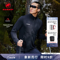 猛犸象 Aconcagua 男士抓绒中层夹克连帽外套 黑色 XL