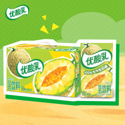 伊利 优酸乳哈密瓜味250ml*24盒 礼盒装