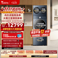 小天鹅 小乌梅洗衣房系列 TNDD40-09AID+TDH12K200+TXX30U20 热泵洗烘一体机+迷你机+洗鞋机套装