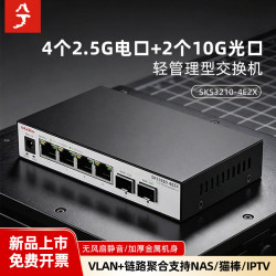 兮克 SKS3200M-4GPY2XF 轻管理交换机 4个2.5G电口+2个10G光口