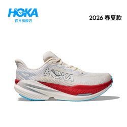 HOKA 男款秋季马赫 X 3竞训公路跑步鞋MACH X 3 舒适轻便回弹新款