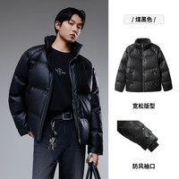 88VIP：卡宾 时尚面包服短款羽绒服男2025冬季新款立领防寒外套