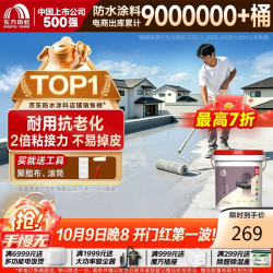 东方雨虹 雨虹防水屋顶补漏材料。抗裂-灰色 18kg