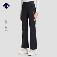 迪桑特 WOMEN’S SKI STYLE女士防泼水防风薄绒梭织长裤 BK-黑色 L (170/70A)