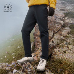 KOLON SPORT REGULAR FIT 男款拉绒软壳长裤