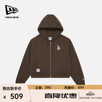 NEW ERA 2026马年MLB拉链运动短款连卫衣帽开衫外套女士NE 14905302