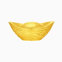 移动端：潮宏基 好事发生龙凤呈祥元宝黄金摆件足金结婚三金投资收藏嫁妆