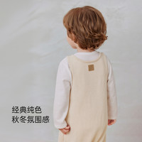 Babylove 婴儿针织背带裤 深砖红 90cm