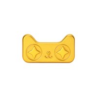 移动端：老庙黄金 天猫独家发售款老庙×天猫联名黄金猫天天爱心攒金攒财