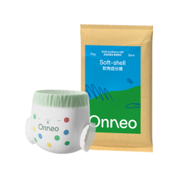 onneo 昂乐软壳桑蚕丝纸尿裤 XXXL码3片 成长裤旅行装