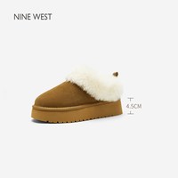 NINE WEST 玖熙厚底增高保暖女士雪地靴