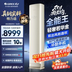 格力 政府补贴格力空调全能王2匹柜机新一级能效冷暖家用节能变频立式