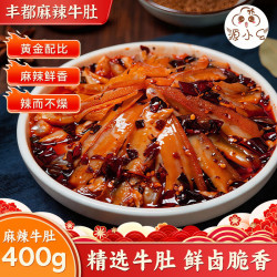 源小幺 麻辣香辣牛肚熟食冷吃牛肚400g牛肉类四川特产开袋即食休闲