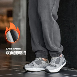 马登 美式摇粒绒束脚长裤 加绒保暖