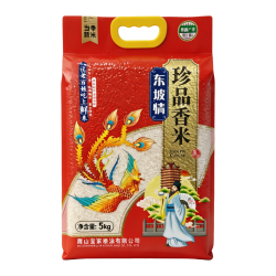 东坡 情长粒珍品香米10斤家庭装真空包装东北新米优质大米