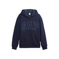 Gap 情侣款羊羔绒宽松连帽卫衣外套