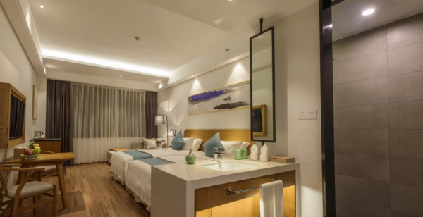 吃住行一价全包！170/晚住开元～千岛湖开元名庭酒店 高级园景双床房5天4晚套餐(可拆分使用)