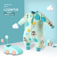 阳阳韩韩 婴儿秋冬夹棉连体防踢被睡袋（中厚款 裆部全开 110码）