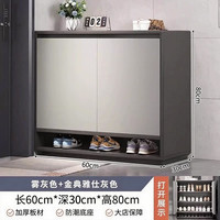 称家 鞋柜家用门口一体柜门外走廊用收纳柜2026新款入户玄关多层意式