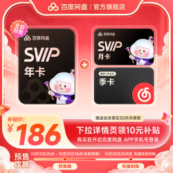 百度网盘 SVIP超级会员13月卡+网易云季卡