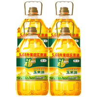 福临门 非转基因压榨 5.68L*4桶 玉米油