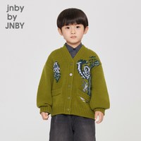 jnby by JNBY 秋冬毛衣开衫外套针织V领保暖男女童儿童jnbybyjnby