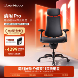 LiberNovo 动态人机工学椅电竞椅办公椅电脑椅OC1 Pro石墨灰标准版