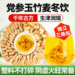 贡苑 党参玉竹麦冬饮160g生津水润燥茶中药材降独立包装糖泡水喝的茶