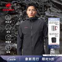 猛犸象 Macun 2.0 防风防泼水软壳夹克 1011-02420 男款 黑色 XL