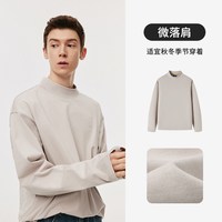 NVG·YOUNG [纯棉]NAVIGARE意大利小帆船黑色休闲卫衣男套头衫
