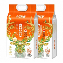 十月稻田 五常香米东北大米5kg*2袋