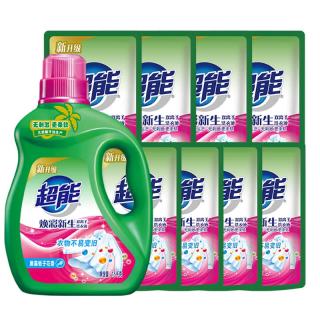 超能 洗衣液 5kg+500g*8袋