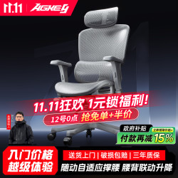 戟创 AGKey-Z1人体工学椅电竞椅电脑椅家用椅子135°无级调节 腰背联动升降 无脚托