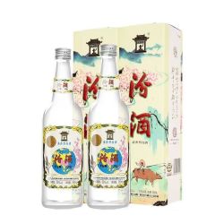 青花汾酒 汾酒 地球汾 53度清香型白酒 550ml*2瓶装
