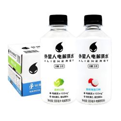 元气森林 外星人电解质水 青柠味荔枝海盐口味 300ml
