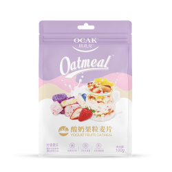 欧扎克 麦果脆系列 酸奶果粒口味 100g 烘焙麦片