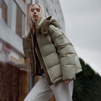 坦博尔 云感*182g高充绒90绒680蓬保暖羽绒服（可拆卸帽）