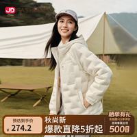 姿卡 26新款90鸭绒连帽轻薄羽绒服防钻绒男女同款秋冬外套 黑色 M